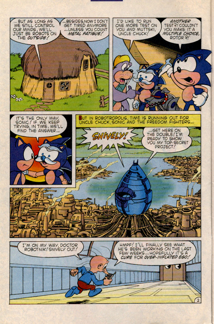 Sonic - Archie Adventure Series May 1996 Page 2